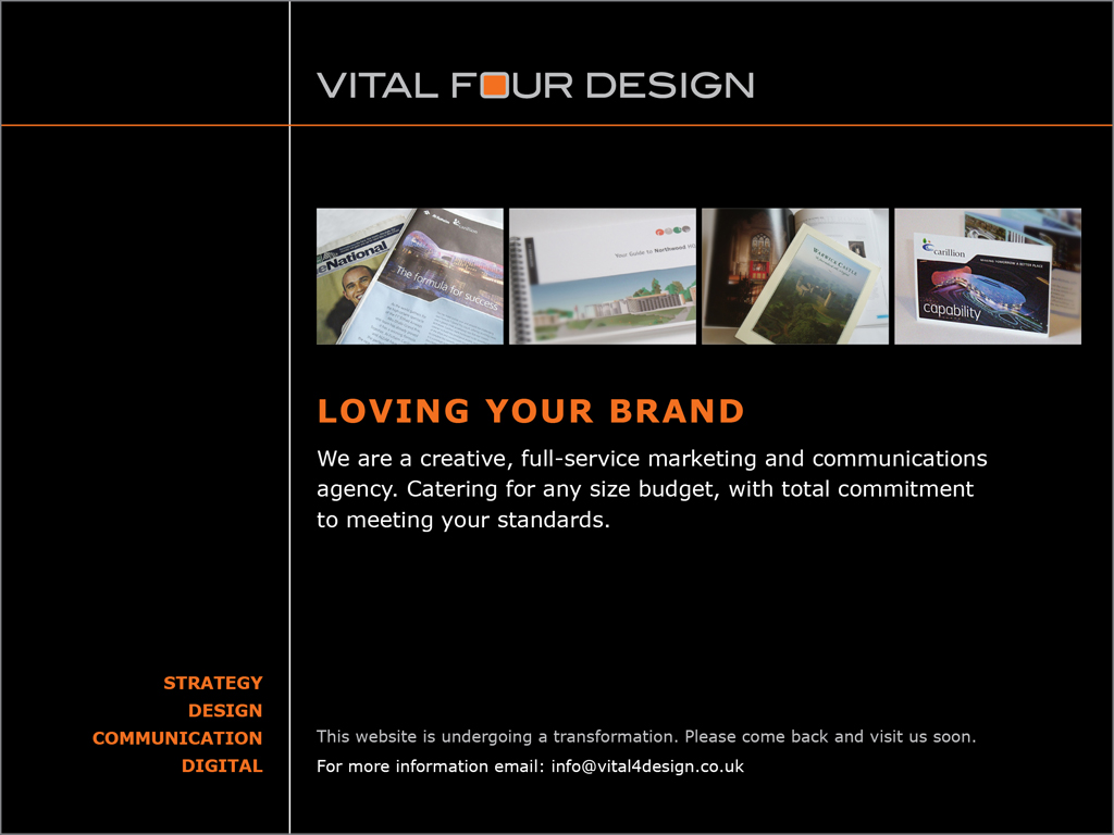 vital four design - website coming soon